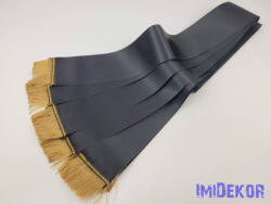  Színes sírcsokor szalag 7cm x 200cm 10db/csomag - Fekete