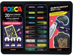 uni Posca Filctoll készlet 20db-os GROOVY