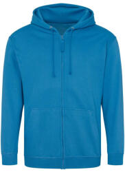 Just Hoods cipzáros kapucnis férfi pulóver AWJH050, Sapphire Blue-L (awjh050shb-l)