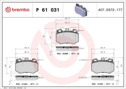 BREMBO Bre-p61031 (p 61 031)