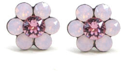 Kis virág fülbevaló (rose water opal) (202109162)