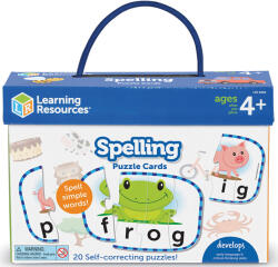 Learning Resources Joc pentru copii Learning Resources - Puzzle de cărți cu cuvinte în limba engleză (6616020014) Puzzle