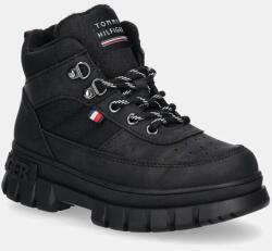Tommy Hilfiger gyerek téli csizma fekete, T3X5-33707 - fekete 32