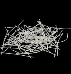  Talpas szerelőpálca 100db/cs 40mm- ezüst szín