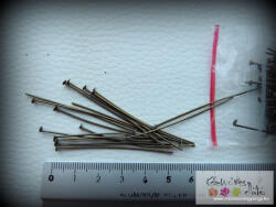  Talpas szerelőpálca NI Mentes 100db/cs 50mm- sárga bronz