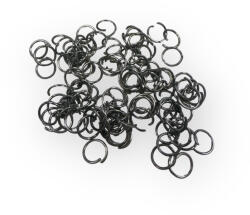  Szerelőkarika 10mm 100db/cs - fekete szín