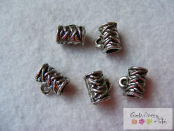  Antik ezüst színű pandora medáltartó 5db/cs MT8