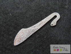  Antik ezüst színű könyvjelző alap kj1