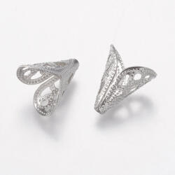  Nemes acél gyöngykupak, kúp, végzáró