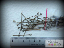  Szemes szerelőpálca 100db/cs - sárga bronz, nikkelmentes 35mm