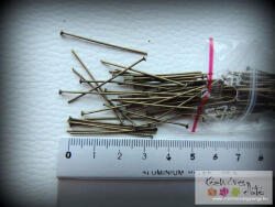  Talpas szerelőpálca 100db/cs 35mm - sárga bronz