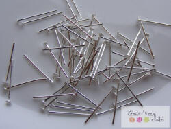  Talpas szerelőpálca 100db/cs 18 mm - ezüst szín