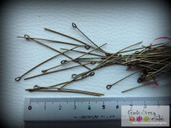  Szemes szerelőpálca 100db/cs - sárga bronz, nikkelmentes 50mm