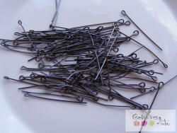  Szemes szerelőpálca 50db/cs - fekete szín 38mm