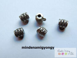  Antik ezüst színű medáltartó 5db/cs MT35