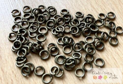 Szerelőkarika 100db/cs 5mm - sárga bronz