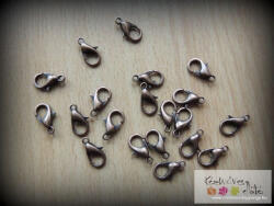  Delfinkapocs, nikkelmentes 10db/cs- vörös bronz szín