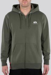 Alpha Industries Basic Zip Hoody SL - dark olive