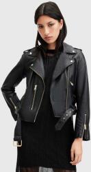 AllSaints bőrdzseki BALFERN BIKER női, fekete, átmeneti, W084LB - fekete 42