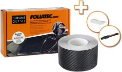Foliatec Set mascare trimuri cromate 5cm x 15m, carbon look, FOLIATEC Chrome Out Set (34142)