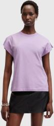 AllSaints pamut póló RUE TEE női, lila, W185JB - lila L