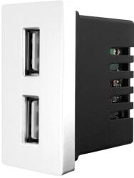 Luxion Modul Priza USB 2.4A 5V LUXION, Alb, LX-MP057W (LX-MP057W)