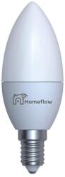 Homeflow Bec LED Wireless Homeflow B-5004, E14, 5W (40W), 400lm, dimabil, RGB, Control de pe telefonul mobil (B-5004)