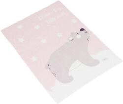 Cangaroo Бебешко одеяло Cangaroo - Dreamy bear, 75 х 100 cm, розово (111869) - baby