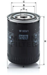 MANN Filtru ulei W933 1 MANN (60694)