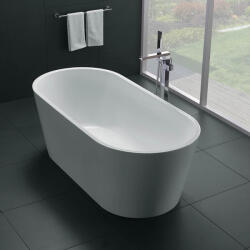 Florida Cada freestanding ovala din acril cu instalatie completa, 150x75 cm, Denisa, Florida (50321957)