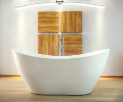 Besco Cada freestanding ovala, alba, 168x71.5x71.5 cm, VIYA DuraBe BSCWMD-170-V, Besco (50322905)