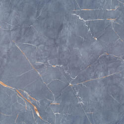 Tubadzin Gresie CHIC STONE BLUE POL tip marmura, portelanata, rectificata, interior, albastru lucios 59.8x59.8cm Tubadzin (TUBAG2356)