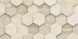 Paradyz Faianta SUNLIGHT STONE GEOMETRIK crem inchis, forme geometrice, baie bucatarie 30x60cm Paradyz (50317616)