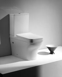 Anahita Construction Vas WC btw cu rezervor si capac soft-close rimlesss alb Elegance, Anahita (LX2914)
