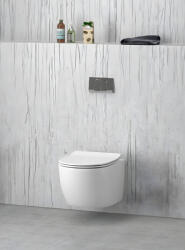 Bescrisa Vas WC suspendat Rimless cu capac, 48, 5 x 36, 5 x 37 cm, alb, Magenta S02010106P (50322460)
