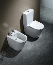 Anahita Construction Vas WC BTW Rimless cu rezervor si capac Soft Close, alb, Beauty, Anahita (LX2904)