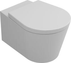 Gala Vas WC suspendat Rimless cu capac Soft Close, 52, 5 x 36, 5 cm, alb, Glam, Gala (50321698)