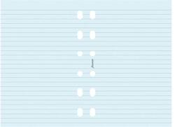 FILOFAX Kalendárium betét, jegyzetlap, personal méret, vonalas, FILOFAX, kék (NFX133001) - jatekotthon