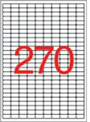 APLI Etikett, univerzális, 17, 8x10 mm, eltávolítható, kerekített sarkú, APLI, 6750 etikett/csomag (LCA10197) - jatekotthon