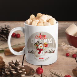 Karácsonyi bögre - Hóember (1357)