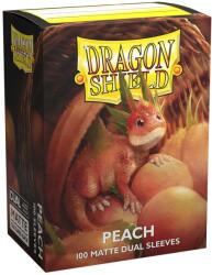 Dragon Shield Protecții pentru cărți de joc Dragon Shield Dual Sleeves - Matte Peach (100 buc. )