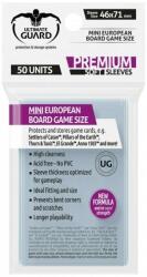 Ultimate Guard Protecții pentru cărți de joc Ultimate Guard Premium Soft Sleeves - Mini European (50 buc. )