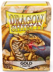 Dragon Shield Protecții pentru cărți Dragon Shield - Matte Sleeves Standard Size, Gold (100 buc. )