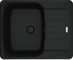 Franke Antea gránit mosogató 62x50 cm fekete 114.0693. 553 (1140693553)