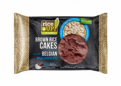 RiceUP! Riceup Teljes Kiőrlésű Barna Rizs Szelet Tejcsokoládéval 30 G