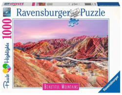 Ravensburger Beautiful Mountains - Regenboogbergen, China 1000 db-os (17314)
