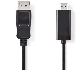 Nedis CCGP37100BK30 DisplayPort - HDMI kábel 3, 0 m fekete (CCGP37100BK30)