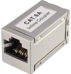 Renkforce RJ45 csatlakozó közösítő CAT 6A, 1x RJ45 alj - 1x RJ45 alj, fehér, Renkforce (RF-4723812)
