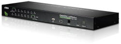 ATEN CS1716A 16-Port PS/2-USB VGA KVM Switch with Daisy-Chain Port and USB Peripheral Support (CS1716A-AT-G) - haztartasibolt