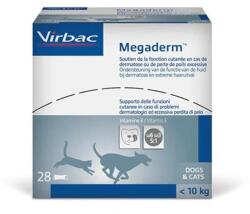 Virbac Megaderm ízesített bőr-szőr kondícionáló táplálék-kiegészítő oldat 10 kg alatt
